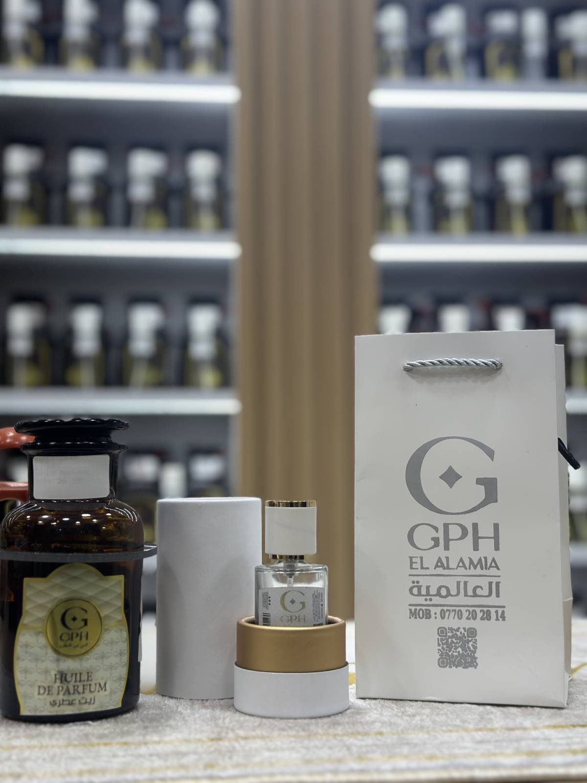 Avec flacon 50ML white