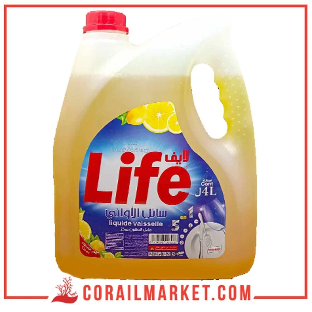 LIFE LIQUIDE VAISSELLE 4L *4