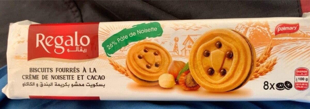REGALO BIS F NOISETTE 75GR  X8