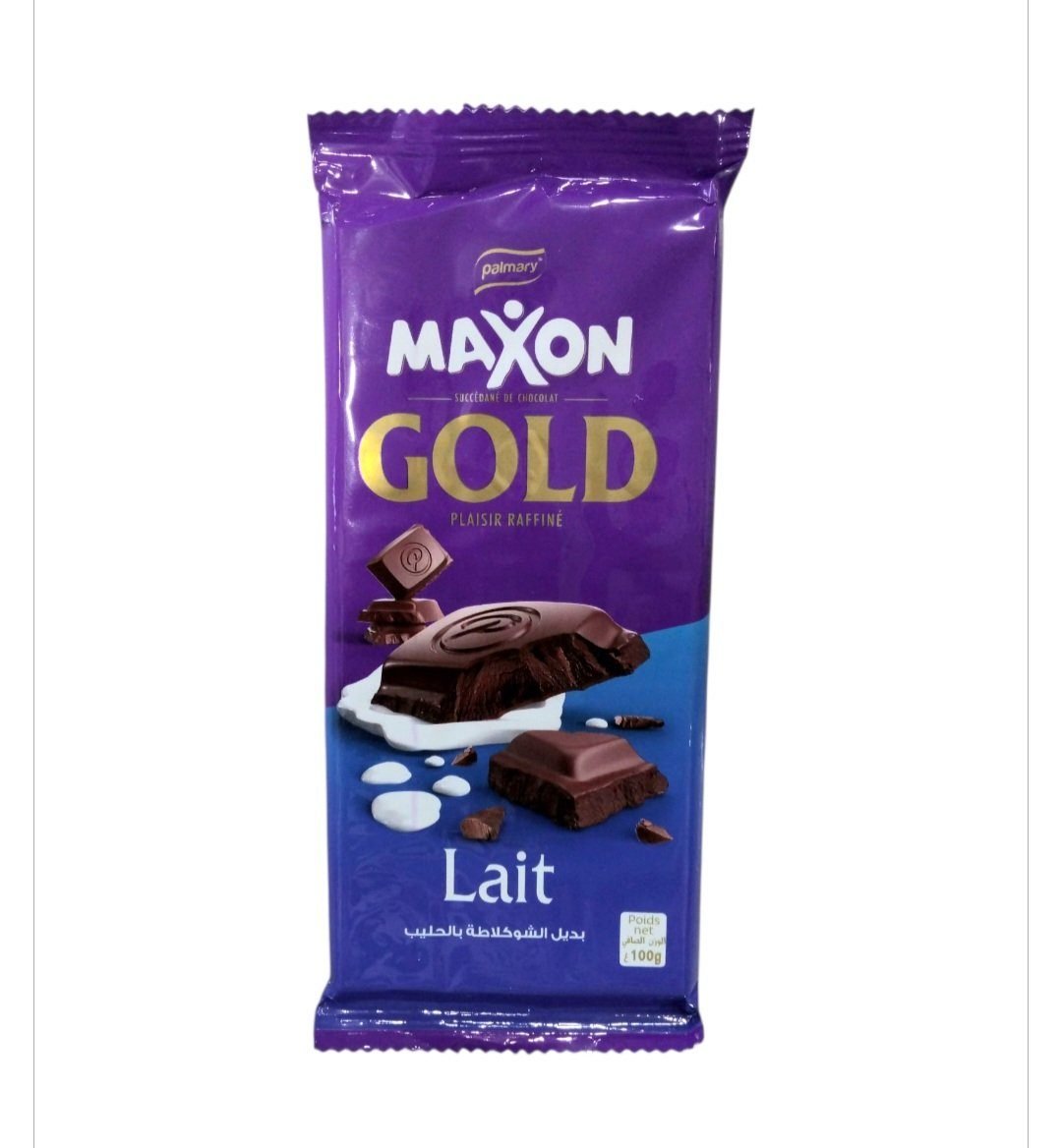 MAXON TABLETTE AU LAIT 100GR *36