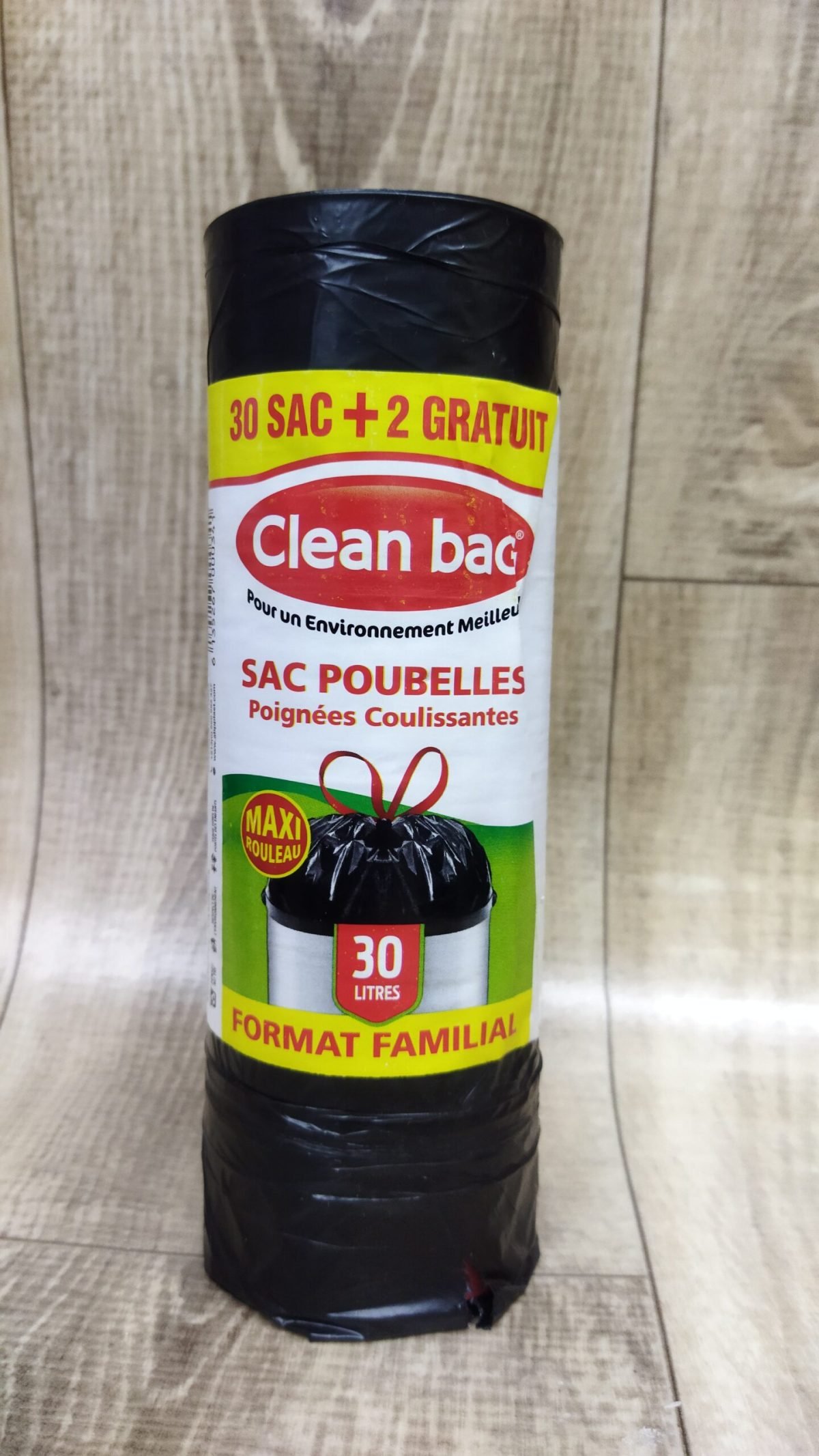 CLEAN BAG SAC POUBLLE 30L FAMILY 30+2