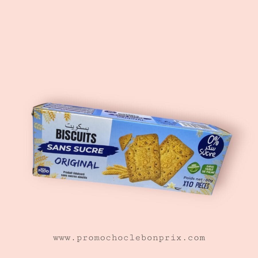 NOVA FOOD BISCUIT SANS SUCRE 80GR *20