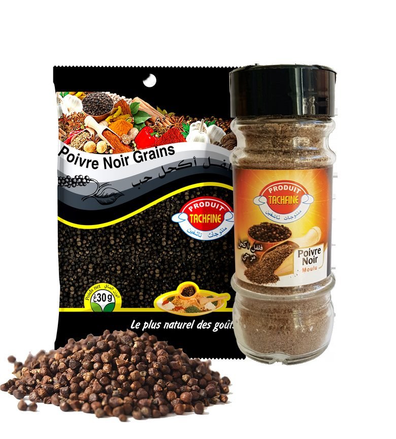 TACHFINE POIVRE NOIR MOULU 70G *25