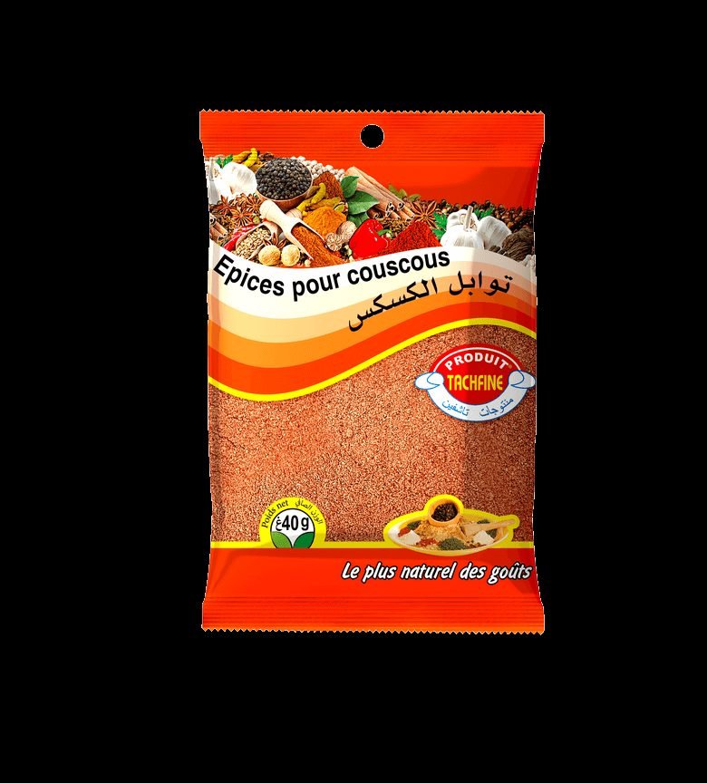 TACHFINE EPICES POUR COUSCOUS 40G *25