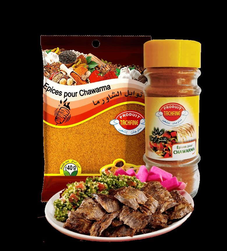 TACHFINE EPICES POUR CHAWARMA 40G *25