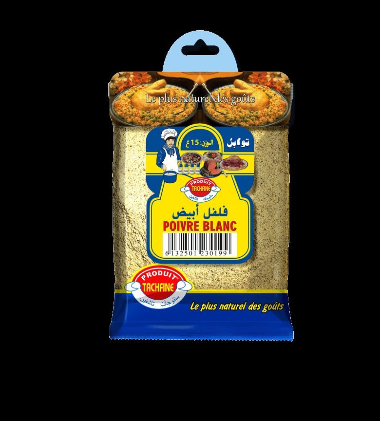 TACHFINE POIVRE BLANC 15G *25