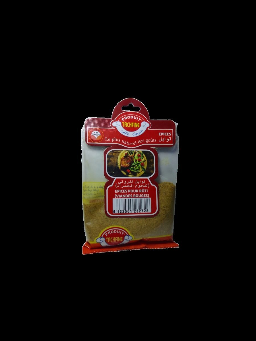 TACHFINE EPICES ROTI ET VIANDE ROUGE 40G *25