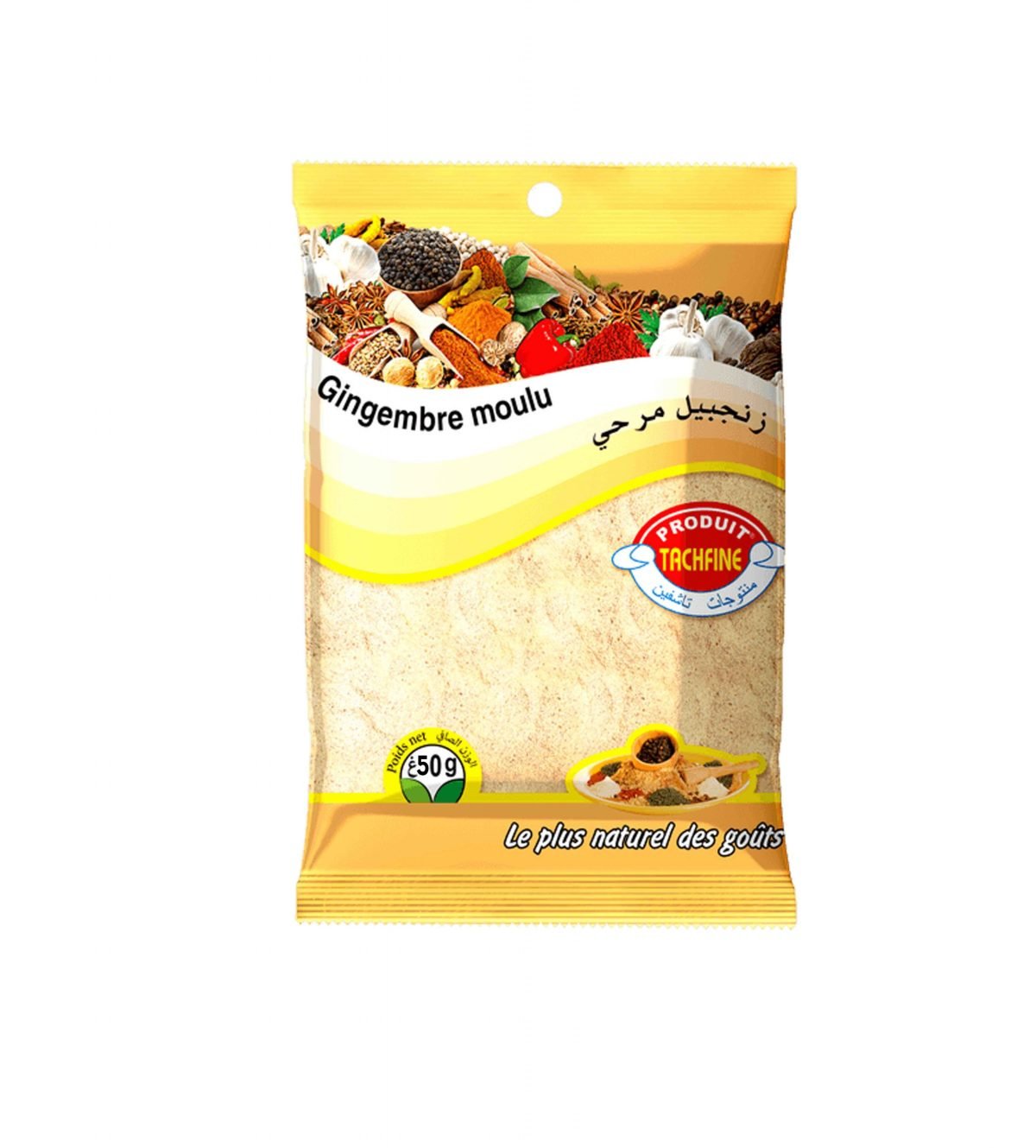 TACHFINE GINGEMBRE MOULU 50G *25