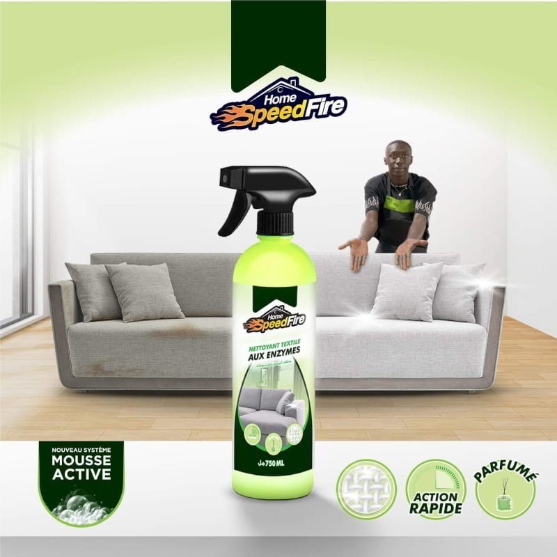 SPEED NETTOYANT TEXTILLE AUX ENZYMES 750ML *8