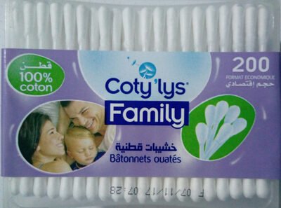 COTEX  FAMILY COTON TIGES BTE / 200  PCS