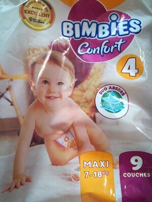BIMBIES COUCHE  SMALL PACK PP4  PCS