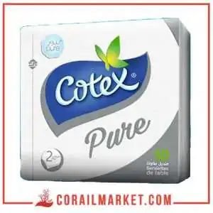 COTEX SERVIETTES DE TABLE PURE 36X36
