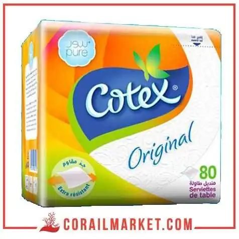COTEX SERVIETTES DE TABLE ORIGINAL *27