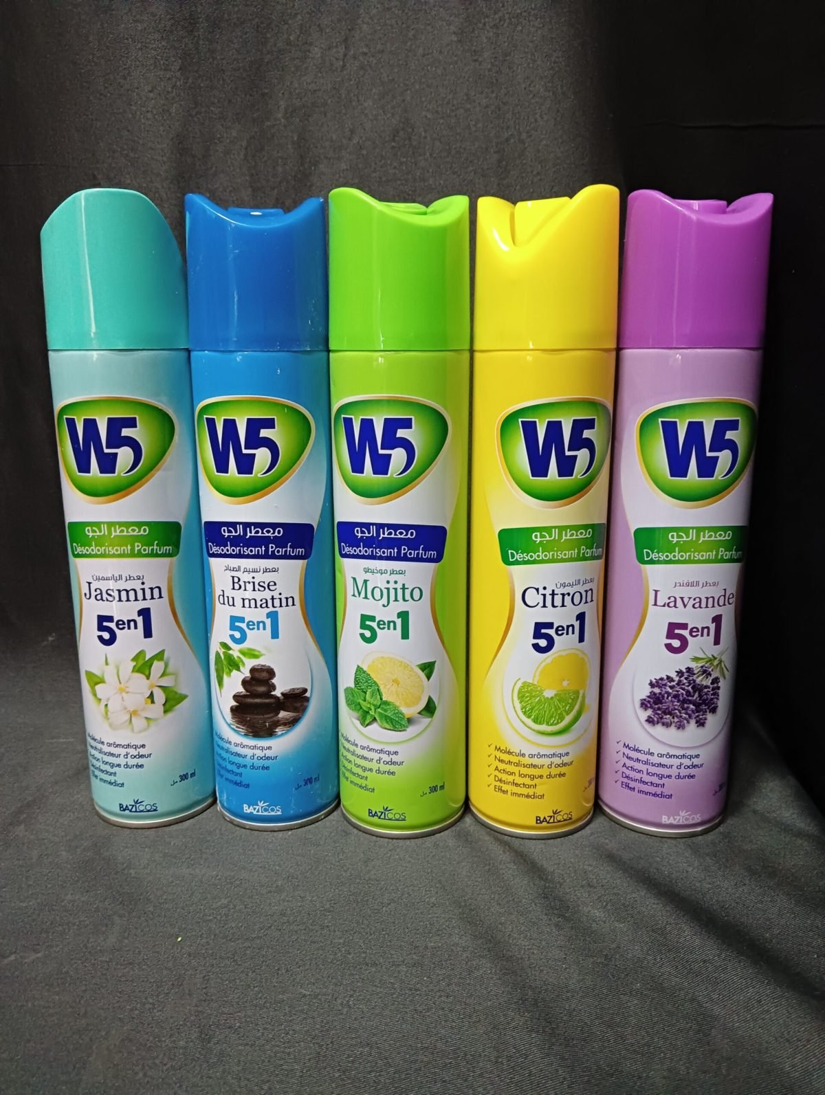 W5 DESODORISANT 5EN1 300ML *24