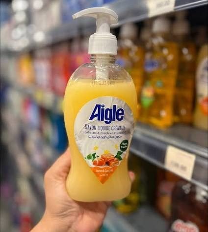 AIGLE SAVON LIQUIDE JASMIN /MARIN/CITRON  400ML *12