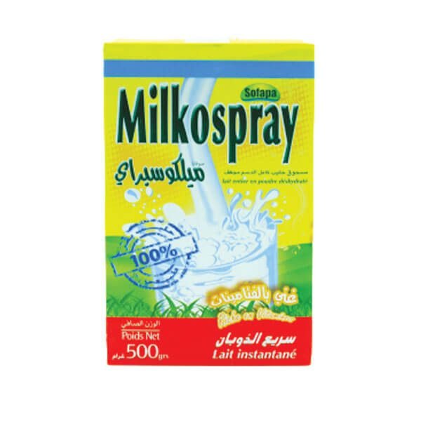MILKOSPRAY LAIT 500G *12