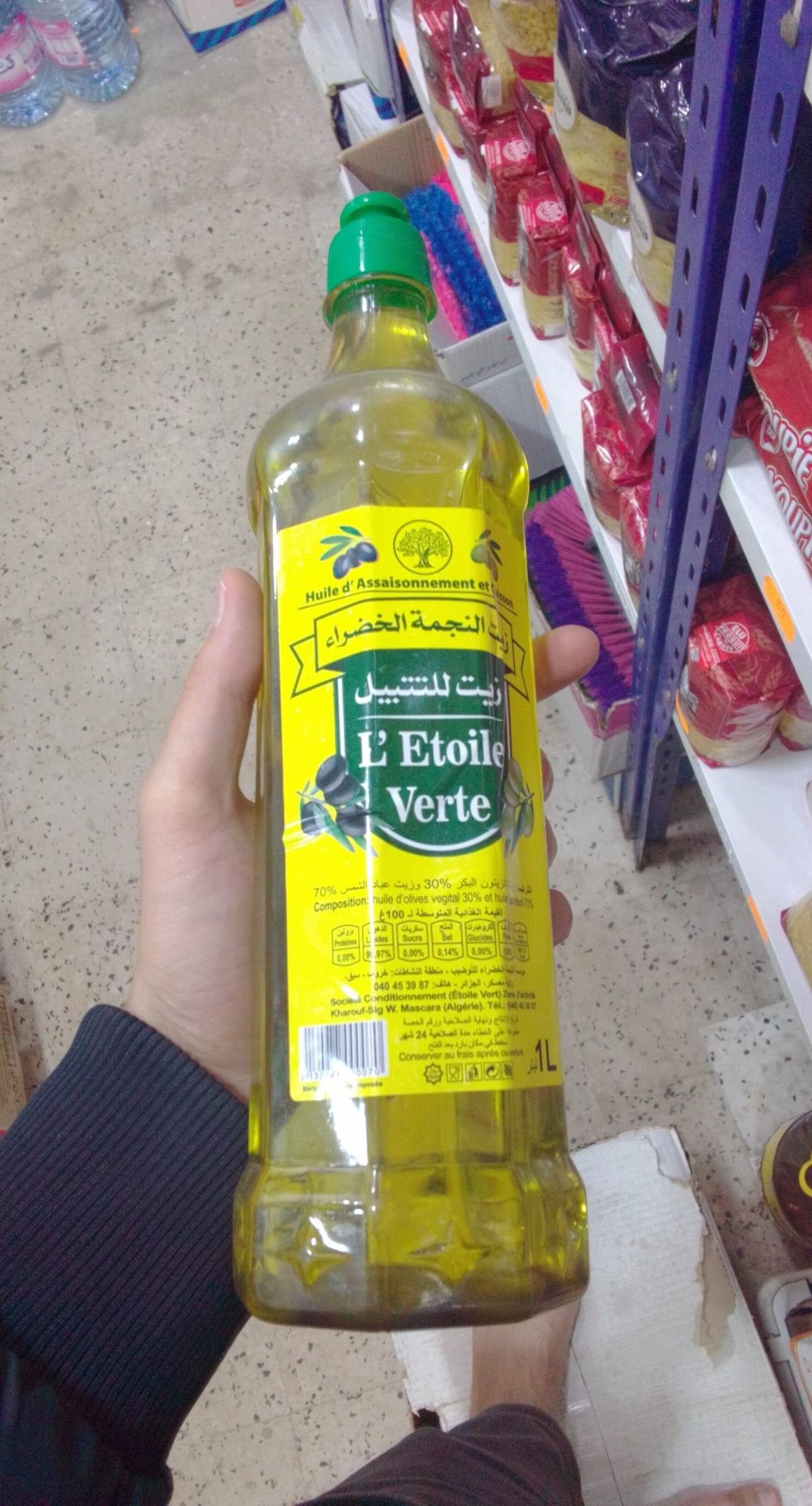L'TOILE VERTE HUILE D'OLIVE 1L *10
