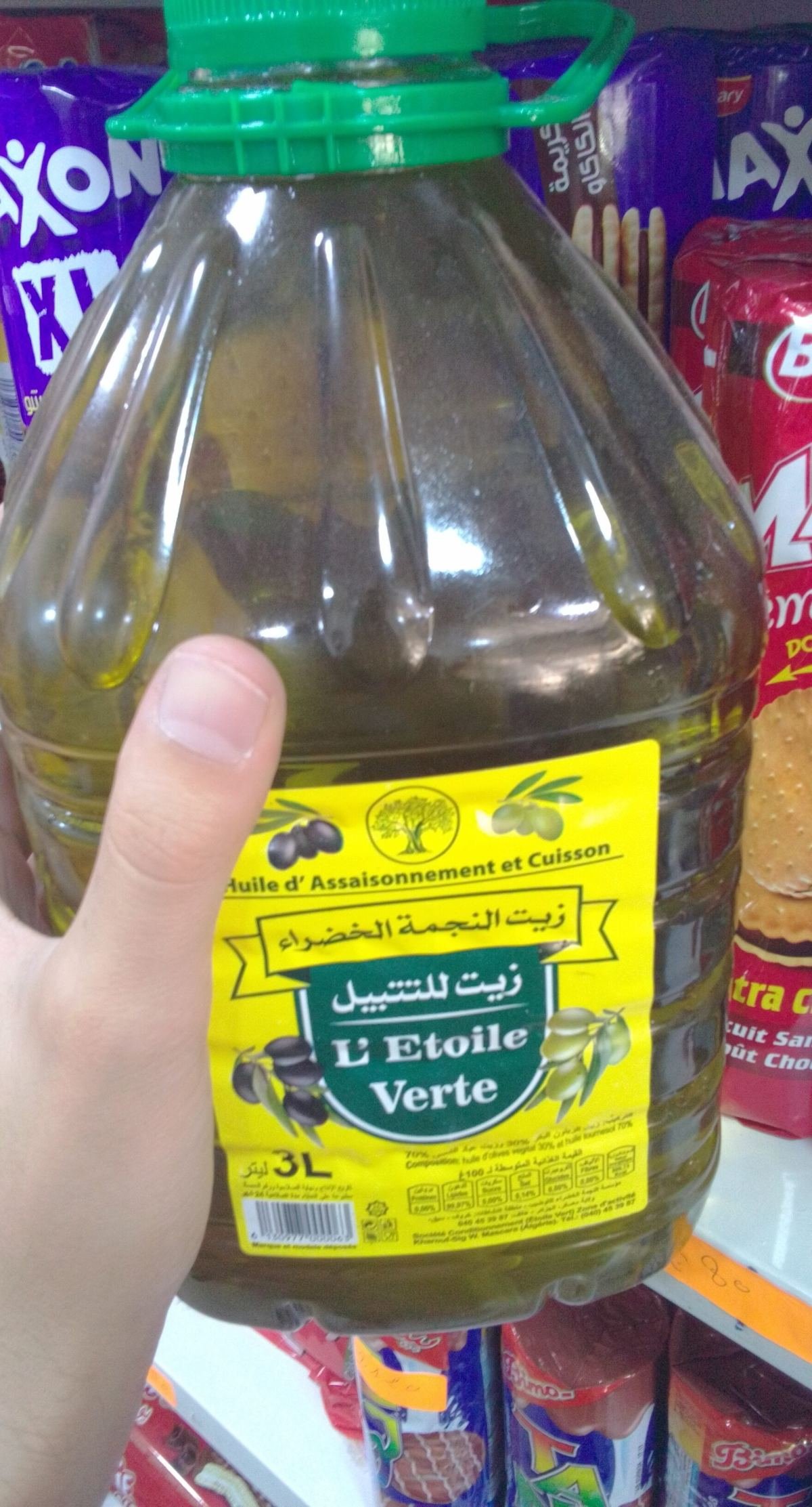 L'ETOILE VERTE HUILE D'OLIVE 3L *4