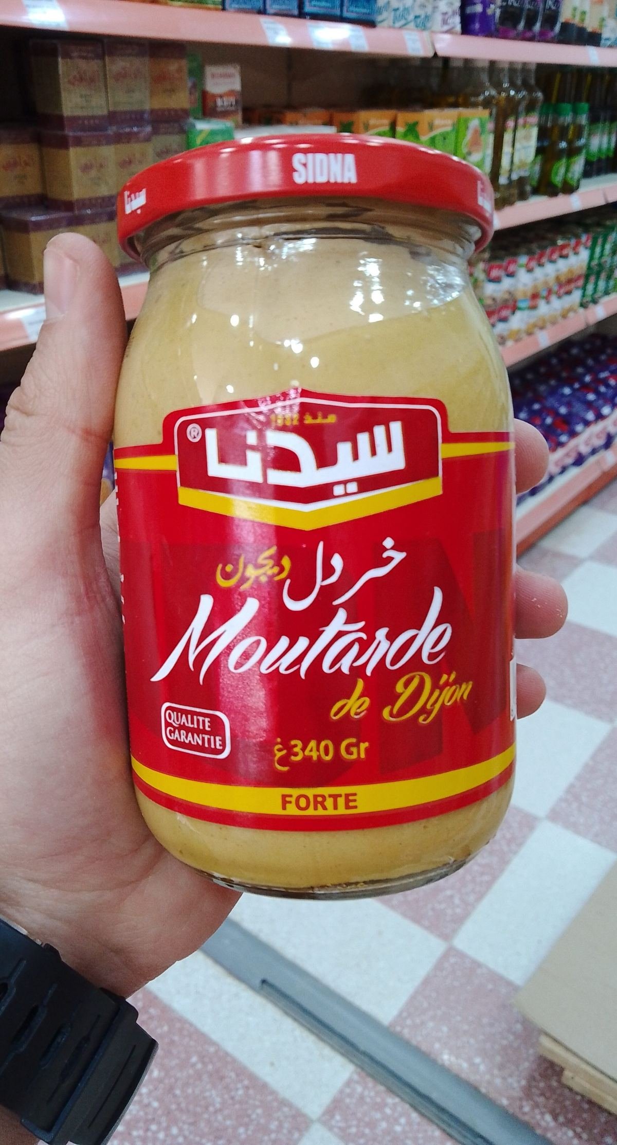 SIDNA MOUTARDE 340G *12