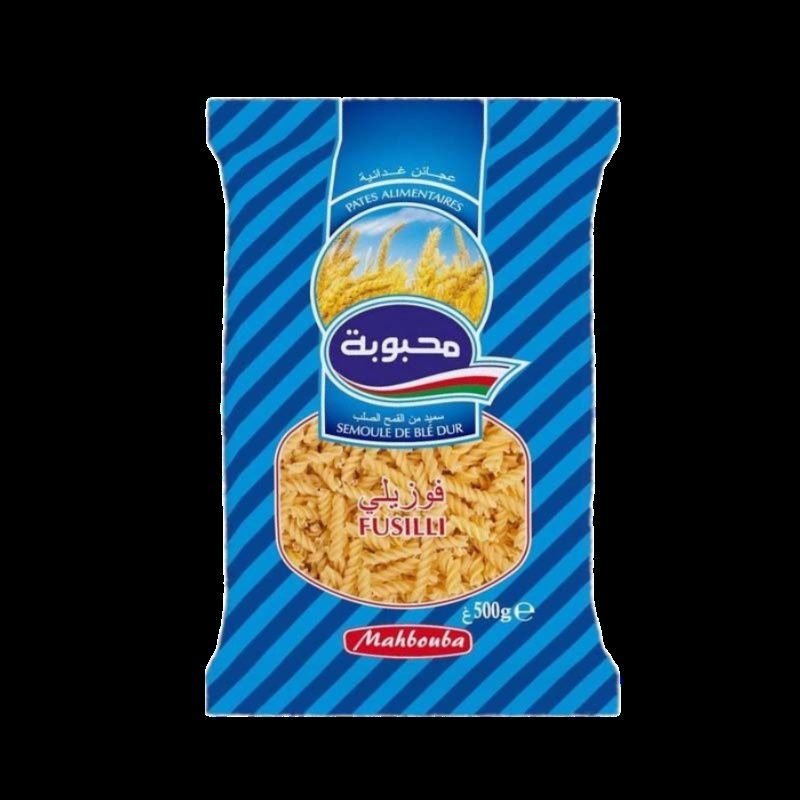 MAHBOUBA FUSILLI COULEUR 400G *20