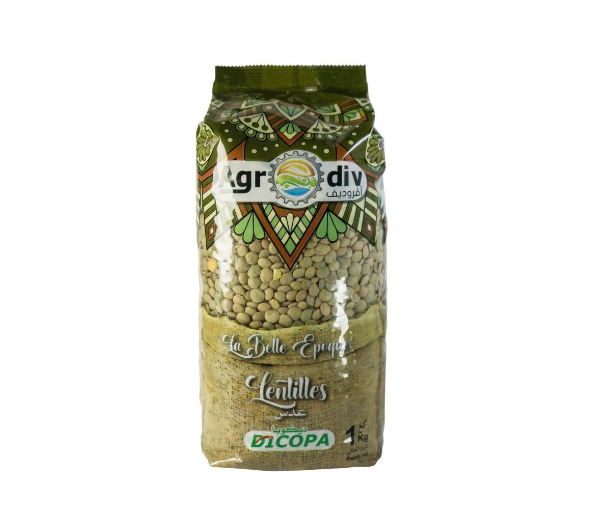 LENTILLE VERTE ECHAL 1KG *10