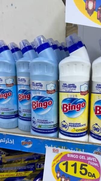 BINGO TCHICK CITRON JAVEL 750ML *12