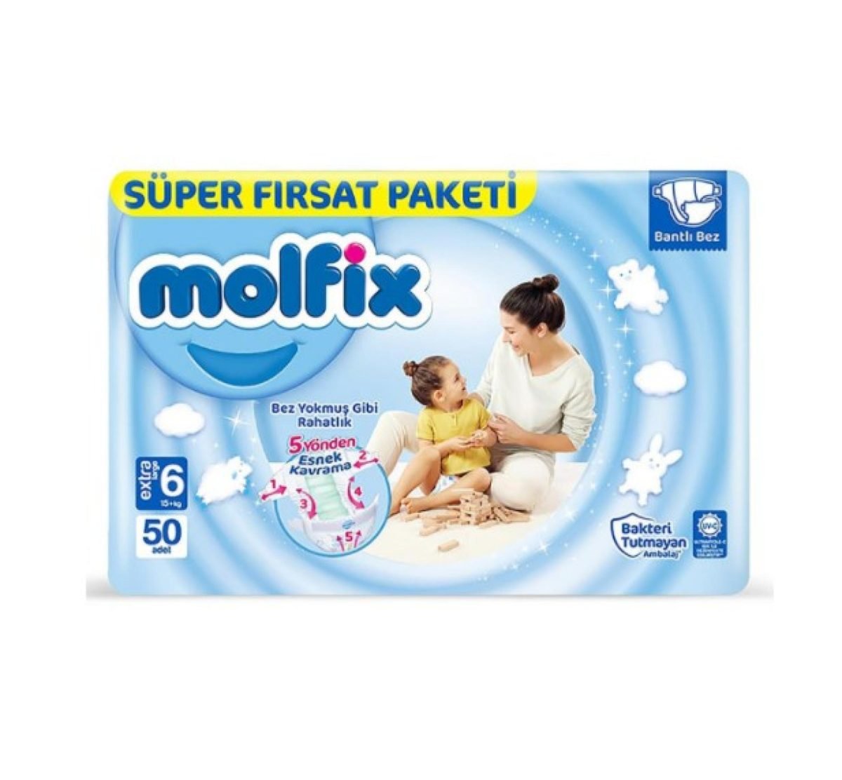 MOLFIX COUCHE JUMBO PANT N06 50PCS