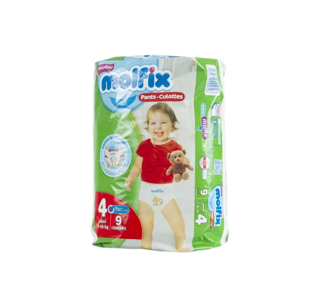 MOLFIX COUCHE PANT N04 09PCS