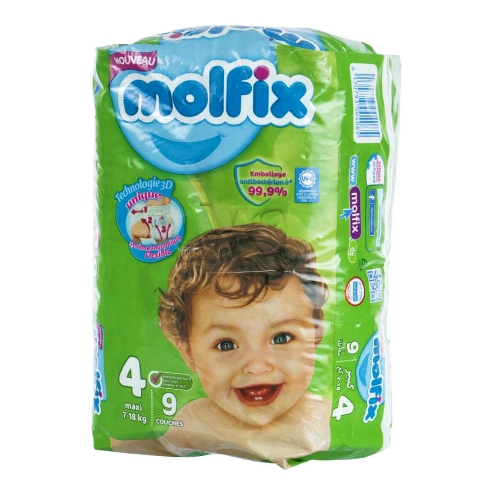 MOLFIX COUCHE N04 09PCS *12