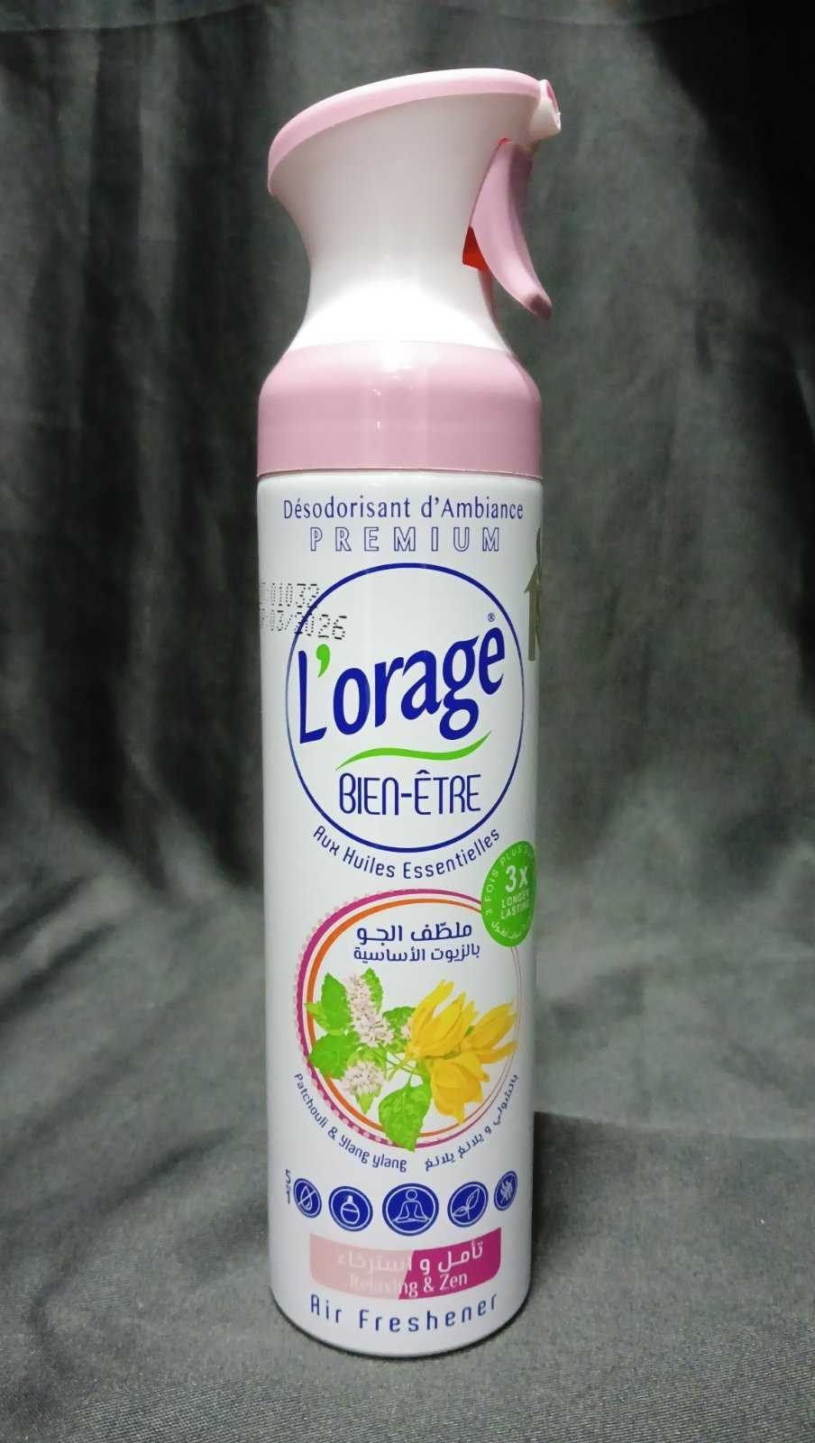 L'ORAGE AIR FRESHENER BIEN ETRE 250ML *12