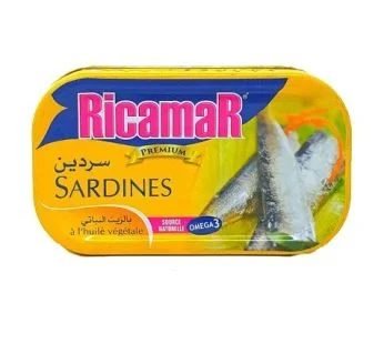 RICAMAR SARDINE HUILE 115G *60
