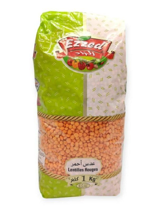 EZZED LENTILLE ROUGE 500G *20