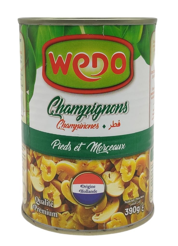 WEDO CHAMPIGNONS EN METAL  390GR *10