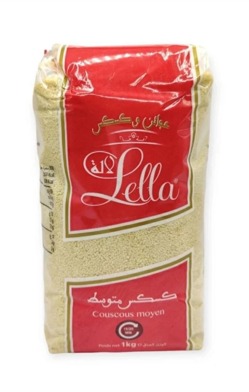 LELLA COUSCOUS MOYEN 1KG *10