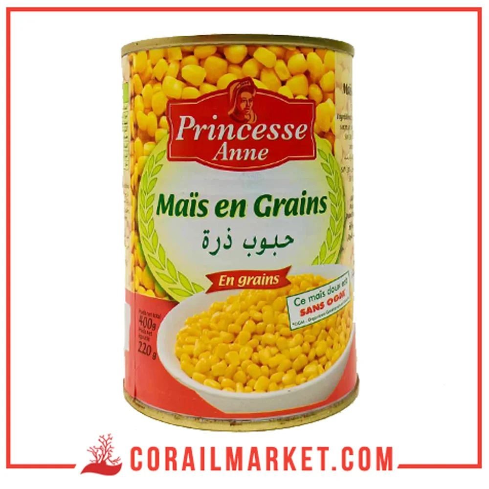 PRINCESSE ANNE MAIS EN GRAINS 400GR *12