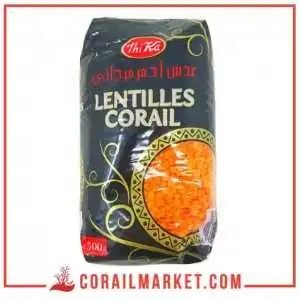 THIKA LENTILLES CORAIL 500G *20