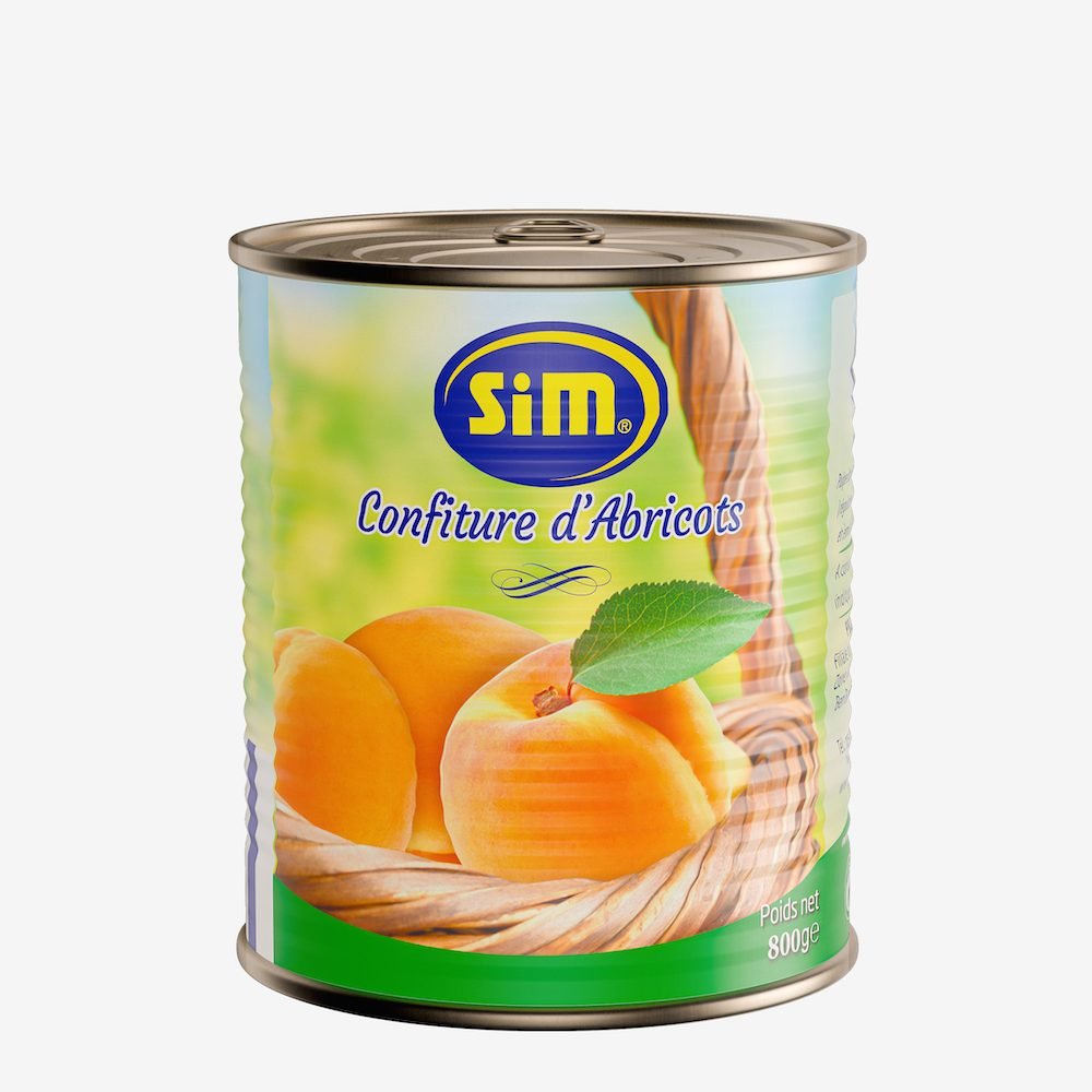 SICAM CONFITURE D'ABRICOT 800G *12