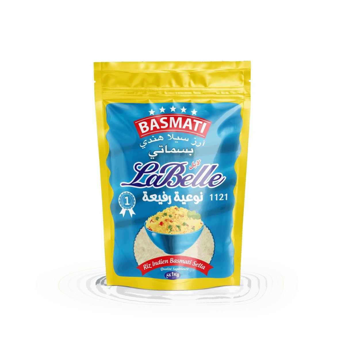 LABELLE RIZ INDIEN BASMATI SELLA 1KG *12