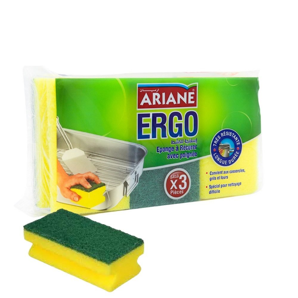 ARIANE EPONGE A RECURER ERGO 3PCS EP563 *60
