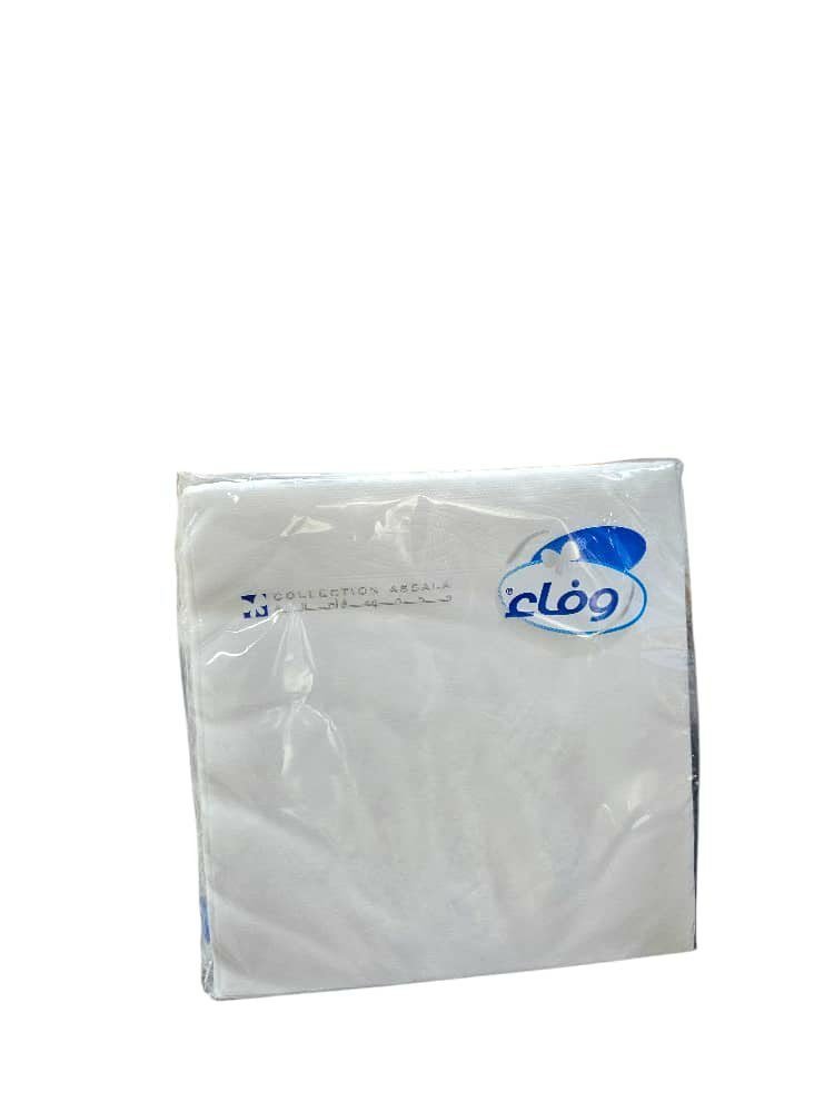 WAFA SERVIETTE ASSALA  30X30  BLANCHE 2PLIS *30
